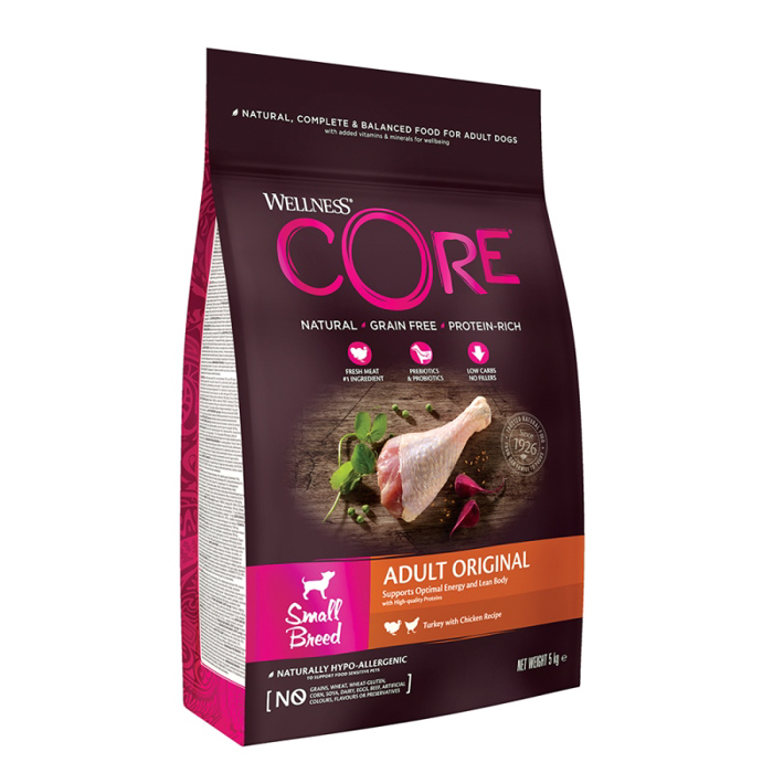 Wellness Core Xira Trofi Skulou Adult Original Small Breed Glopoula 5Kg